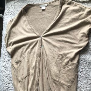 Short sleeve cardigan